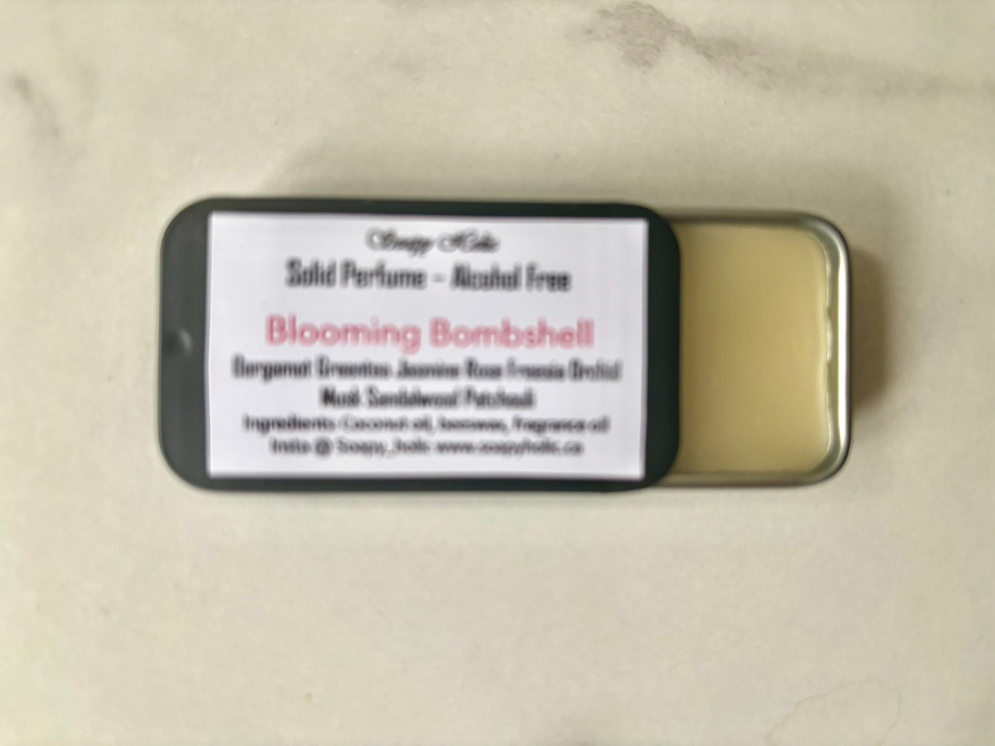 Blooming bombshell solid perfume